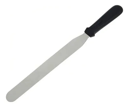Espátula de repostería recta profesional de acero inoxidable de 43 cm para tostadas DIBAGASA
