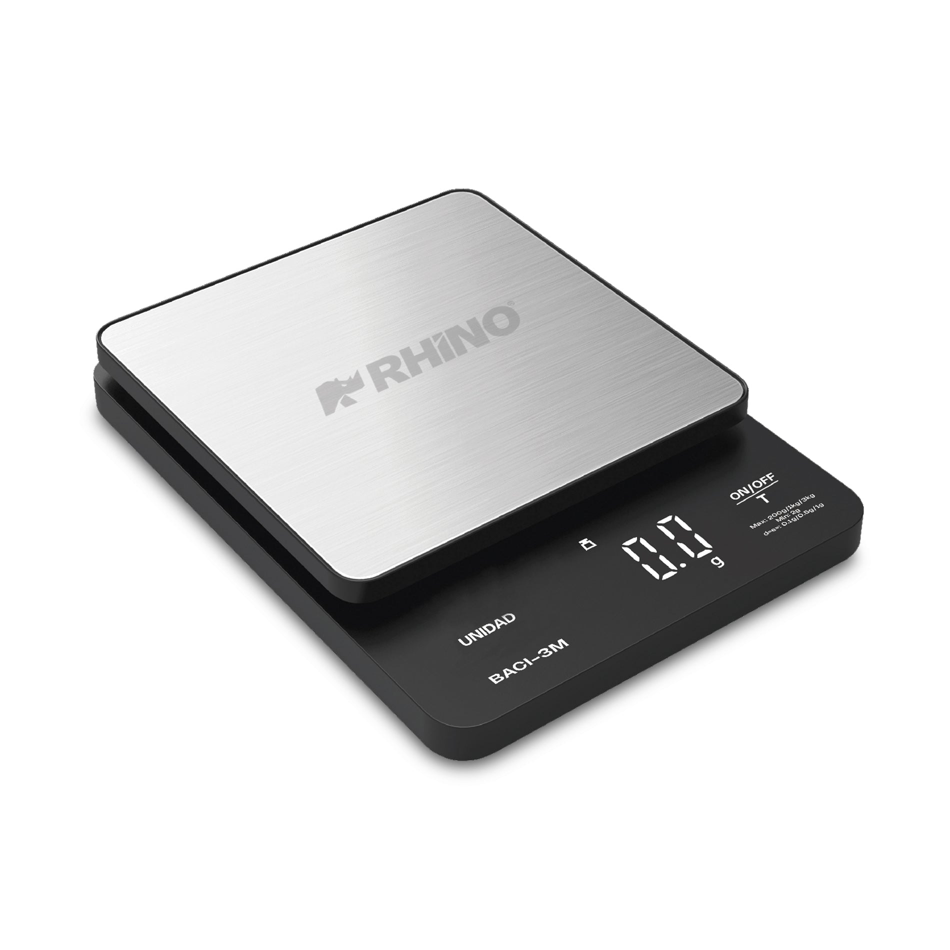 Bascula De Precisión 3 Kg Rhino BACI-3M