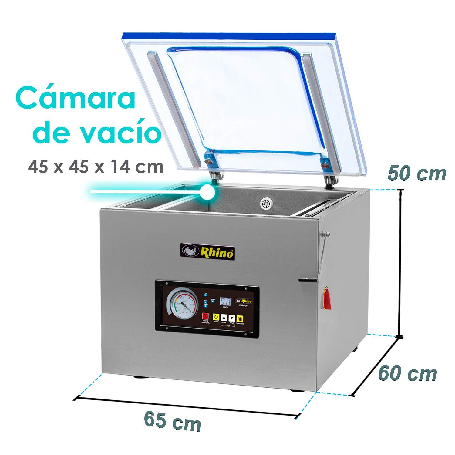Empacadora al Vacío 20 m3/h Rhino