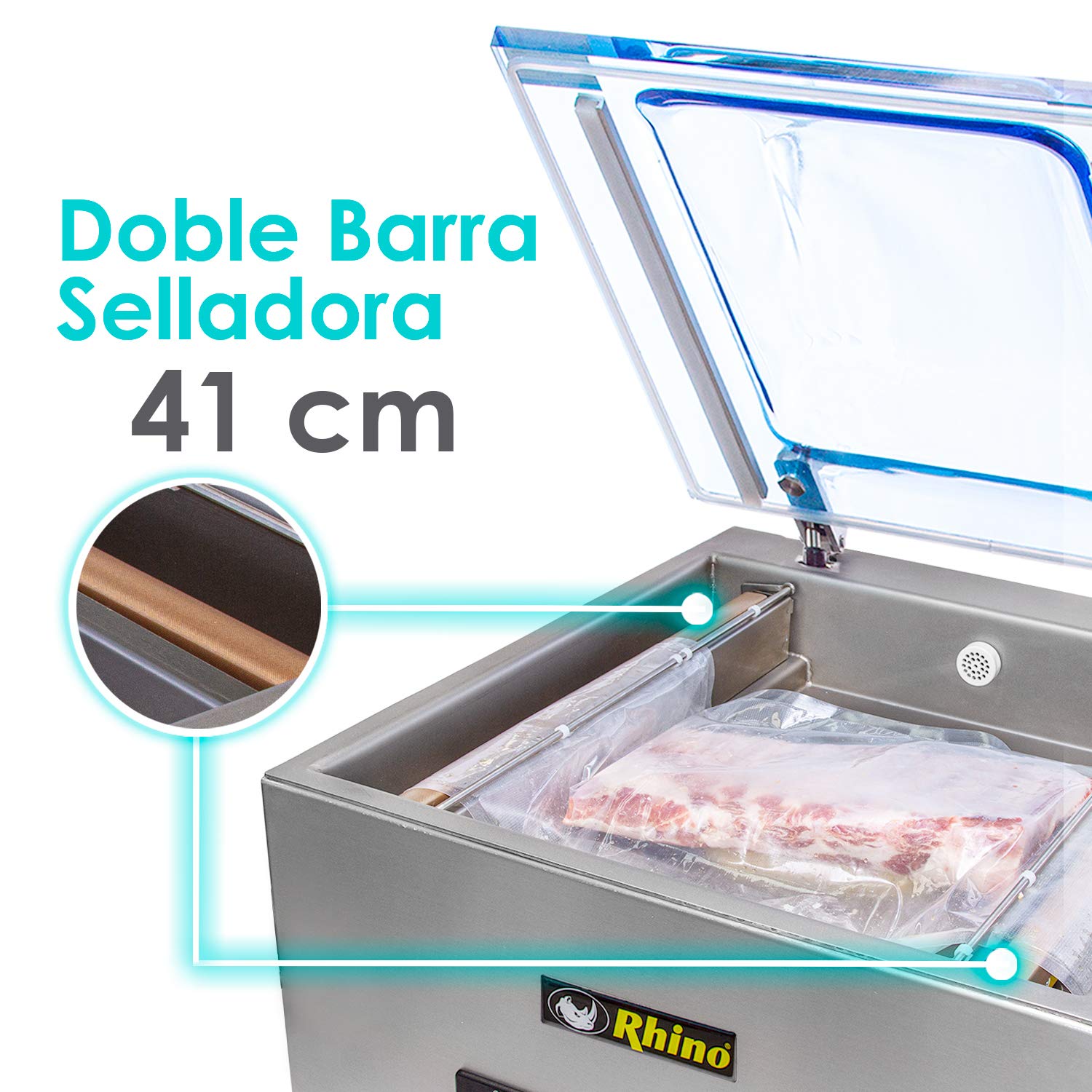 Empacadora al Vacío 20 m3/h Rhino