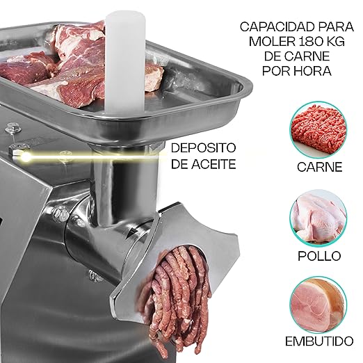 Molino de Carne cedazo  12 1 hp