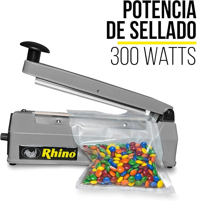 Selladora de Impulso 300 W 20 CM Rhino