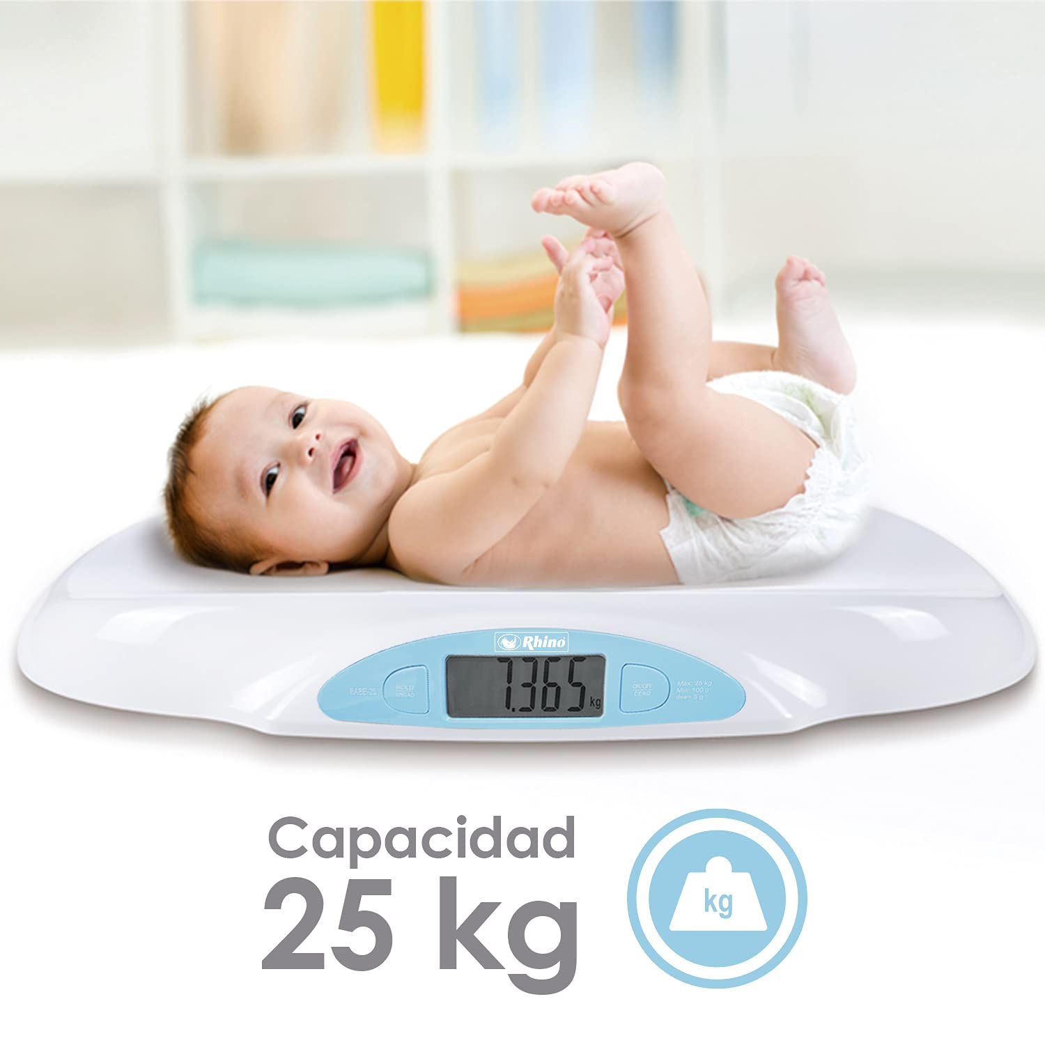 Báscula Electrónica para Bebés 25 kg BABE-25