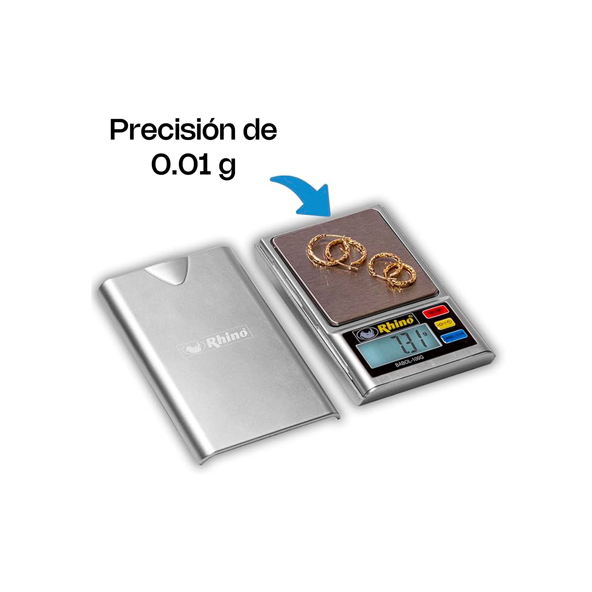 Balanza Electrónica de Bolsillo 100 g Rhino