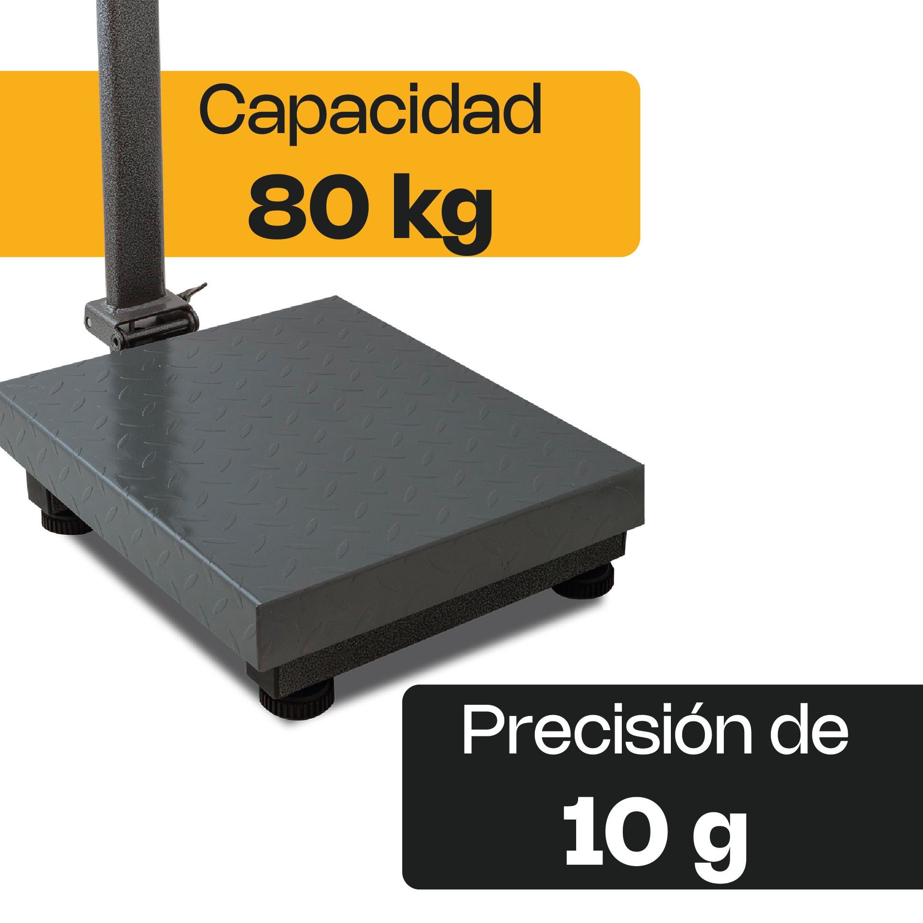 Báscula de Plataforma Plegable 80 kg Rhino
