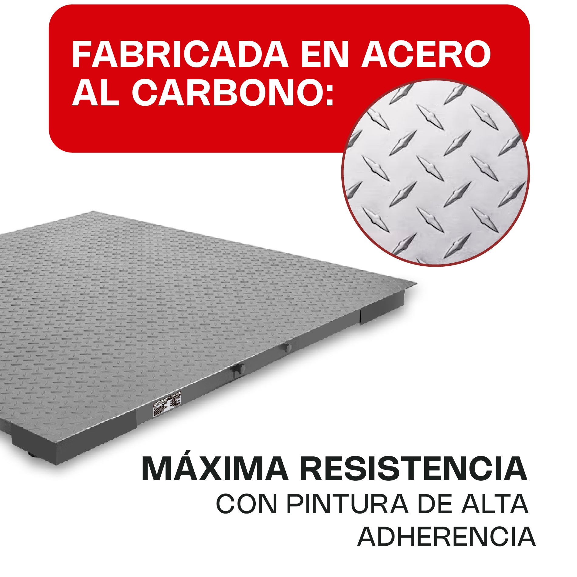 Plataforma de Bajo Perfil 120 x 120 cm BAPER-12 Rhino