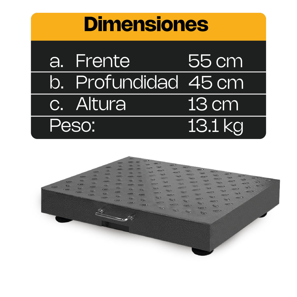 Báscula de Plataforma Inalámbrica 300 kg Rhino