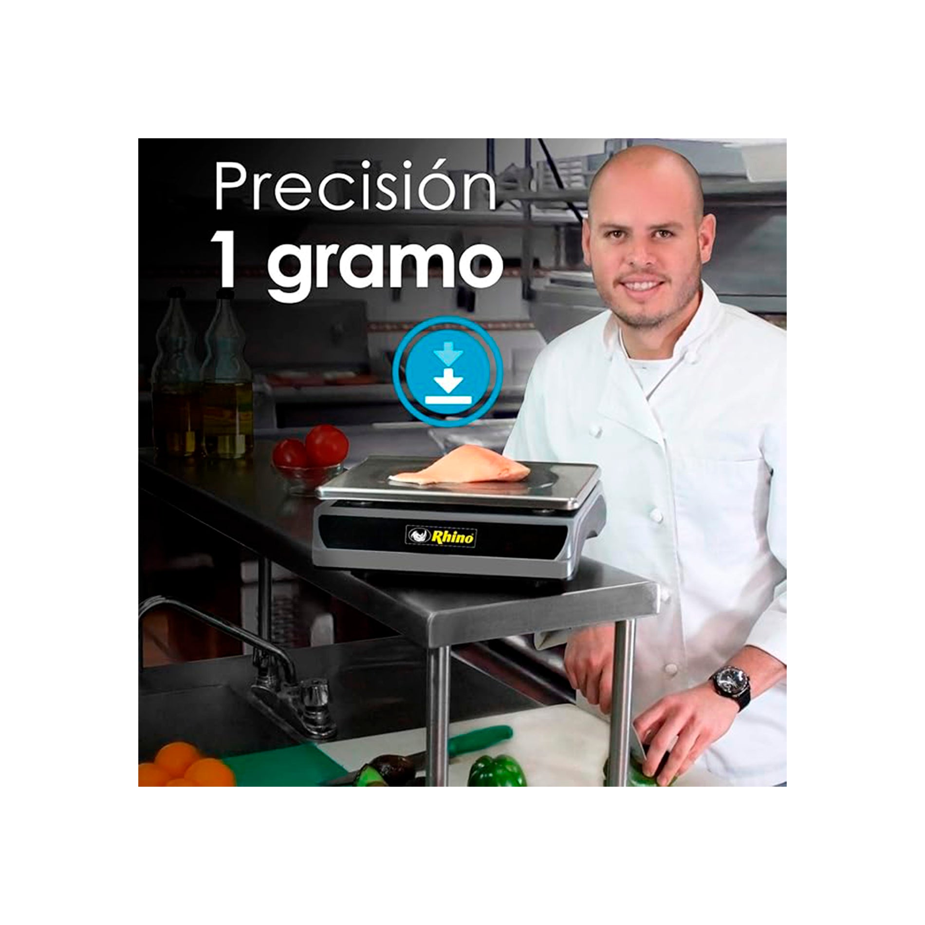 Báscula Electrónica Porcionadora 10 kg Rhino