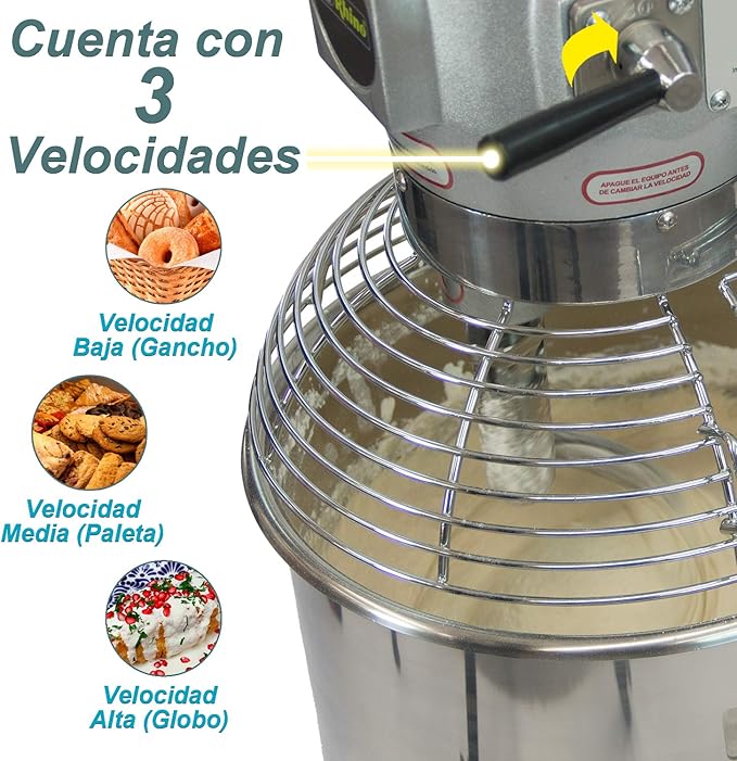 Batidora Planetaria 10 lt RHINO