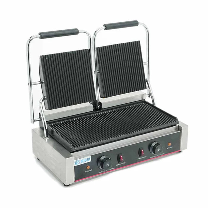 Plancha Panini Doble 2+2 Kw 220V Migsa BN-813