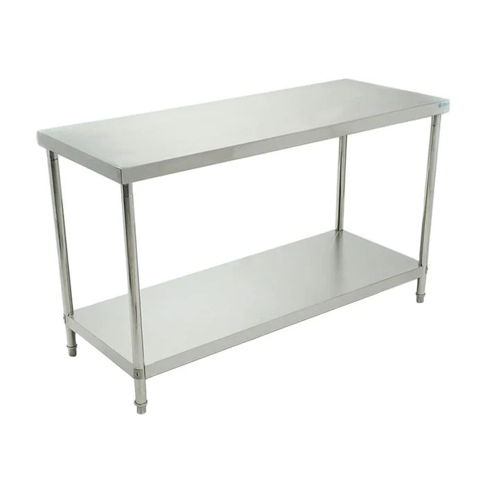 Mesa De Trabajo Tipo Isla Con Entrepaño 1.50 Mt MIGSA