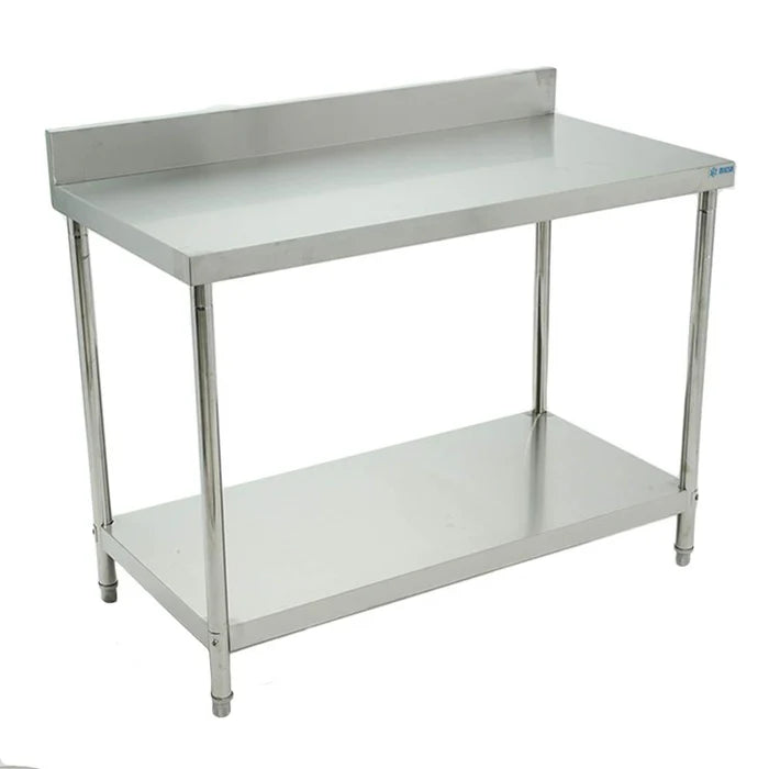 Mesa De Trabajo Con Lambrin Con Entrepaño 1.20 Mt MIGSA