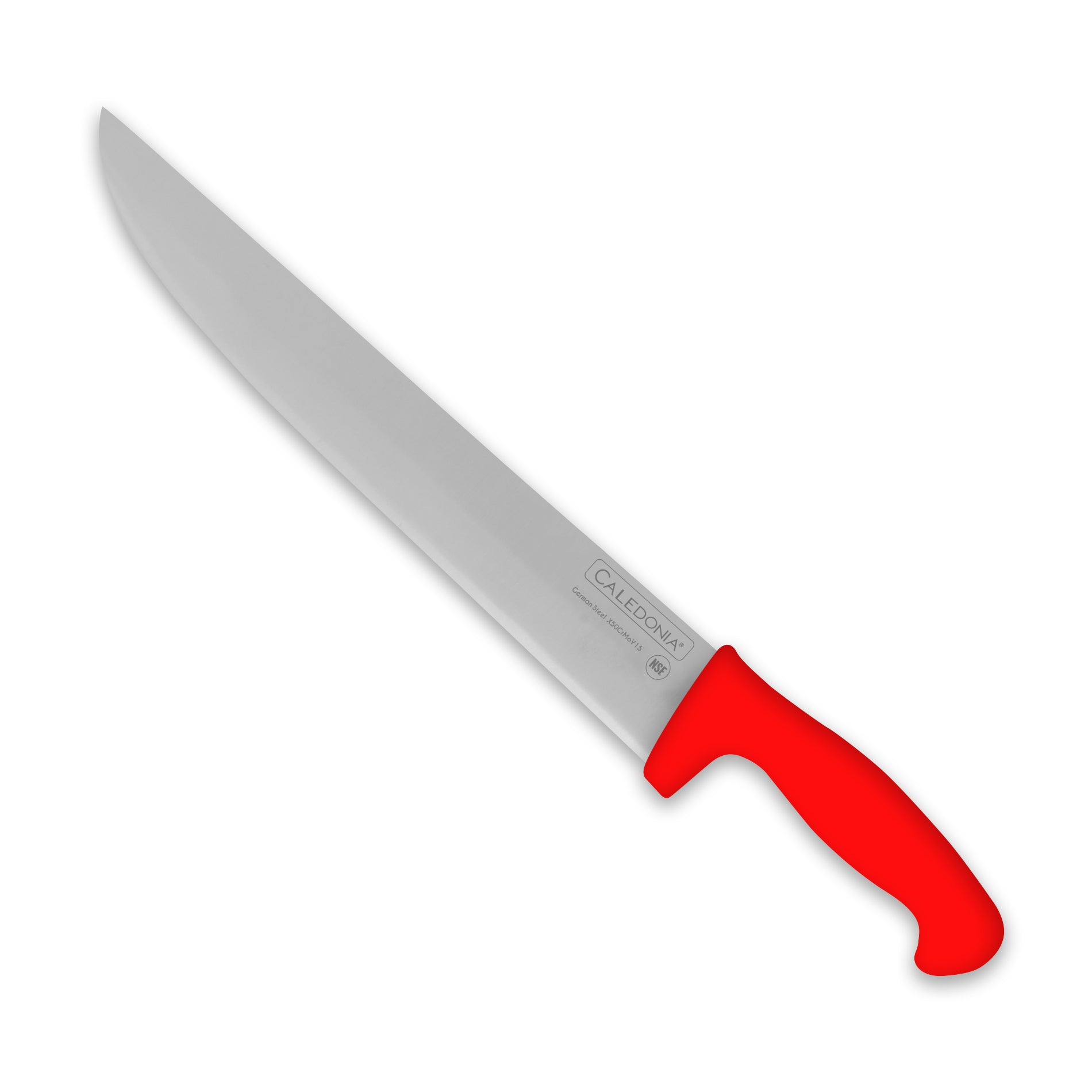 Cuchillo Bistecero Recto 12" Rojo Caledonia CABIR-12R