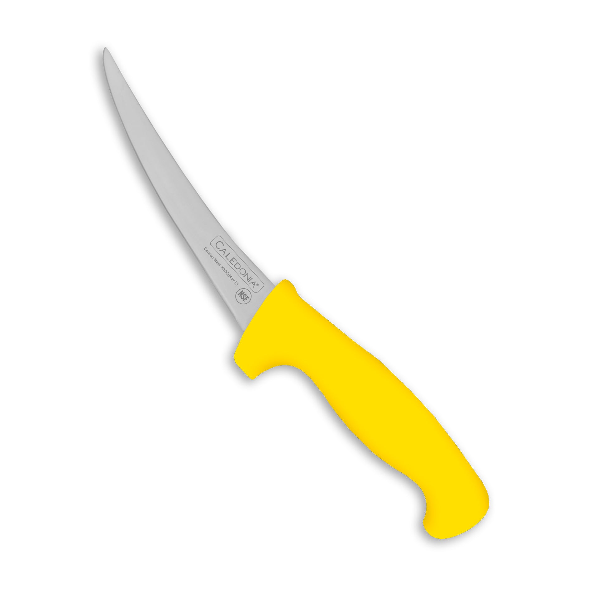 Cuchillo Deshuesador Curvos 6" Amarillo Caledonia CADEC-6A