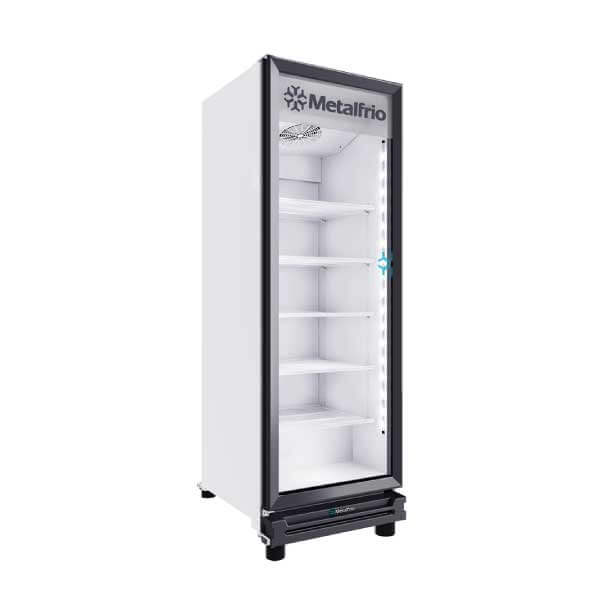 REFRIGERADOR VERTICAL FULL GLASS DOOR 1 PUERTA CRISTAL 21 PIES CÚBICOS METALFRÍO