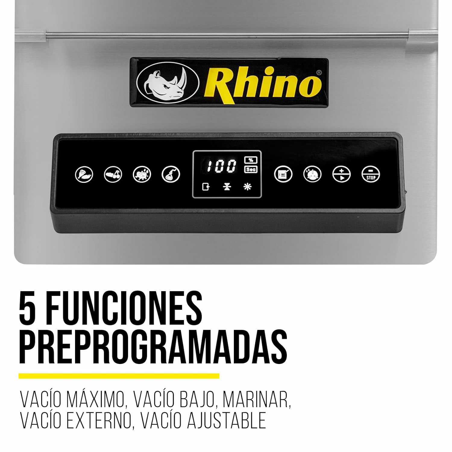Empacadora al Vacío 4 m3/h Rhino