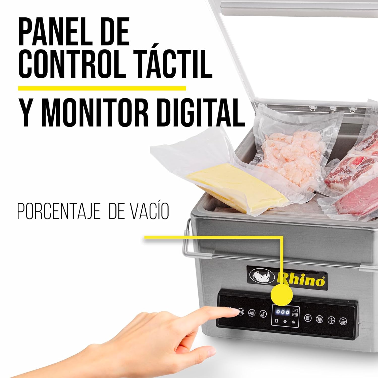 Empacadora al Vacío 4 m3/h Rhino