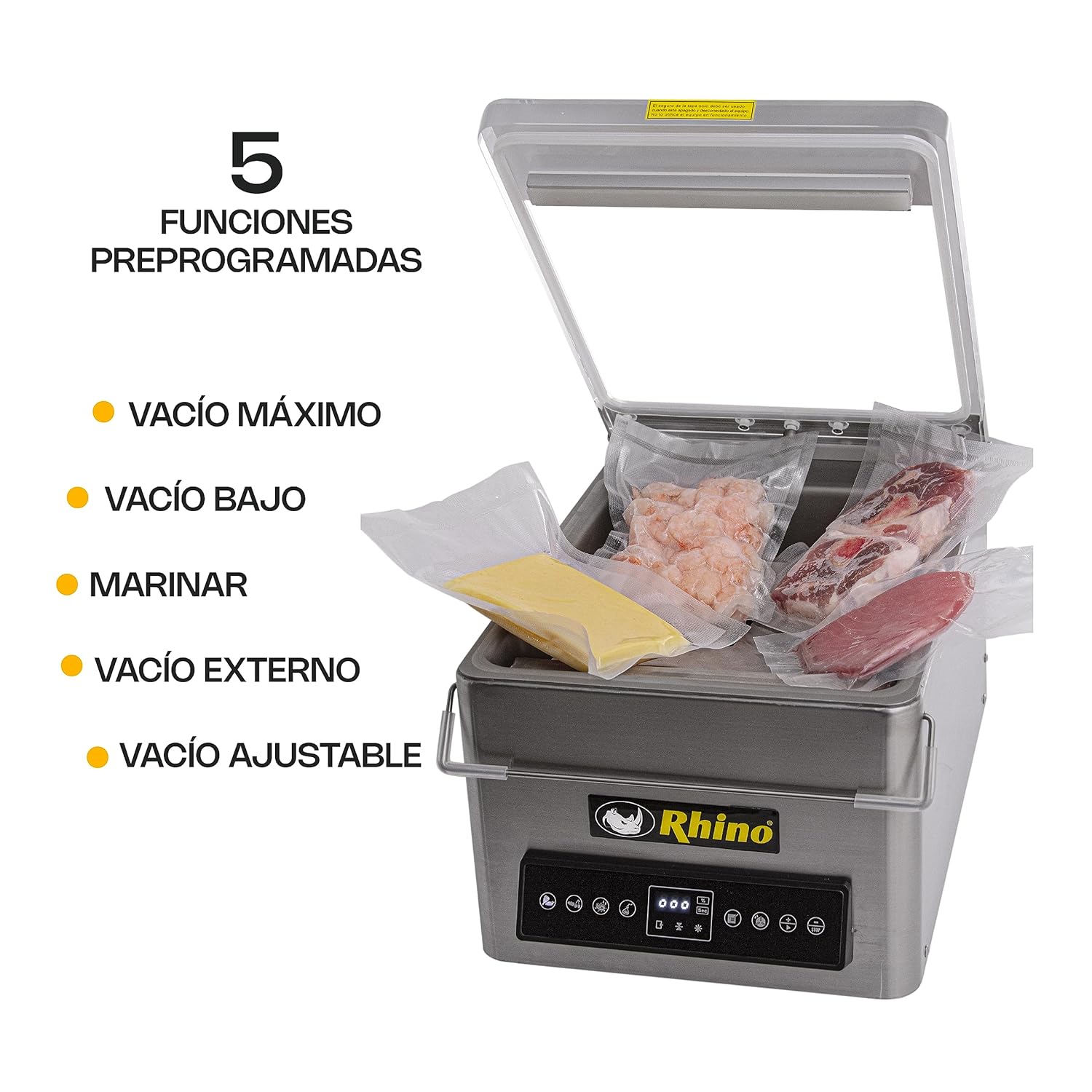 Empacadora al Vacío 4 m3/h Rhino