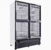 REFRIGERADOR VERTICAL 4 PUERTAS CRISTAL 42 PIES CÚBICOS METALFRÍO