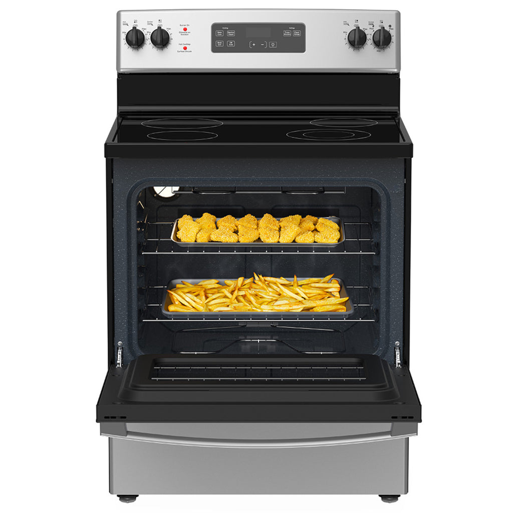 Estufa de Piso 76 cm (30 pulgadas) Inoxidable GE Appliances - JCBS631SFSS