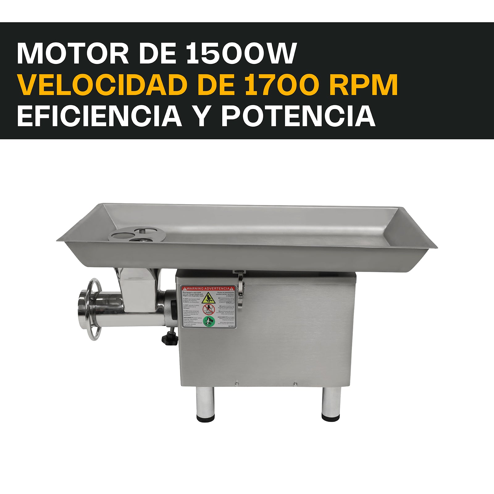 Molino Embutidor 22 -  2 hp Rhino