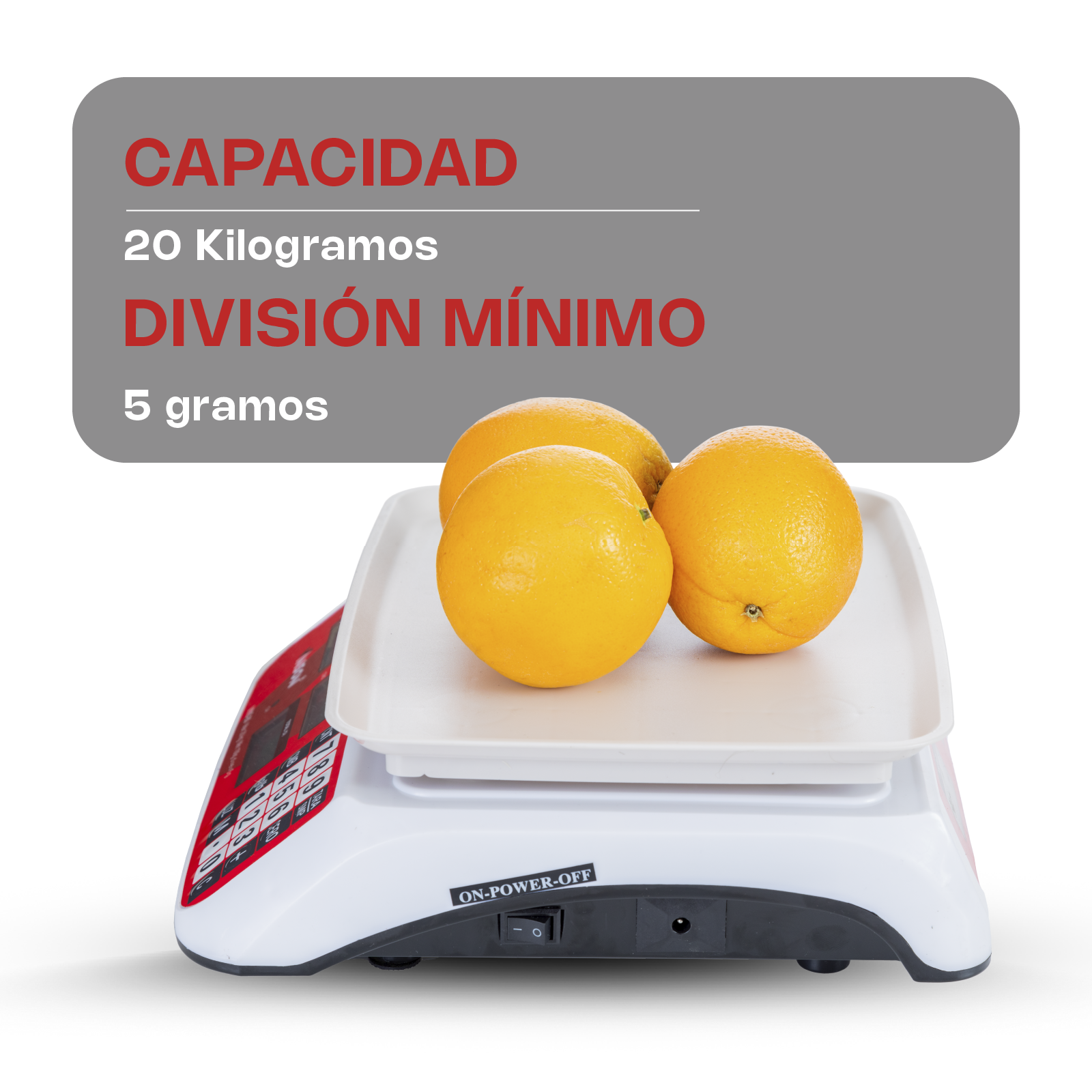 Bascula Comercial 20 Kg Vinson VINS-20