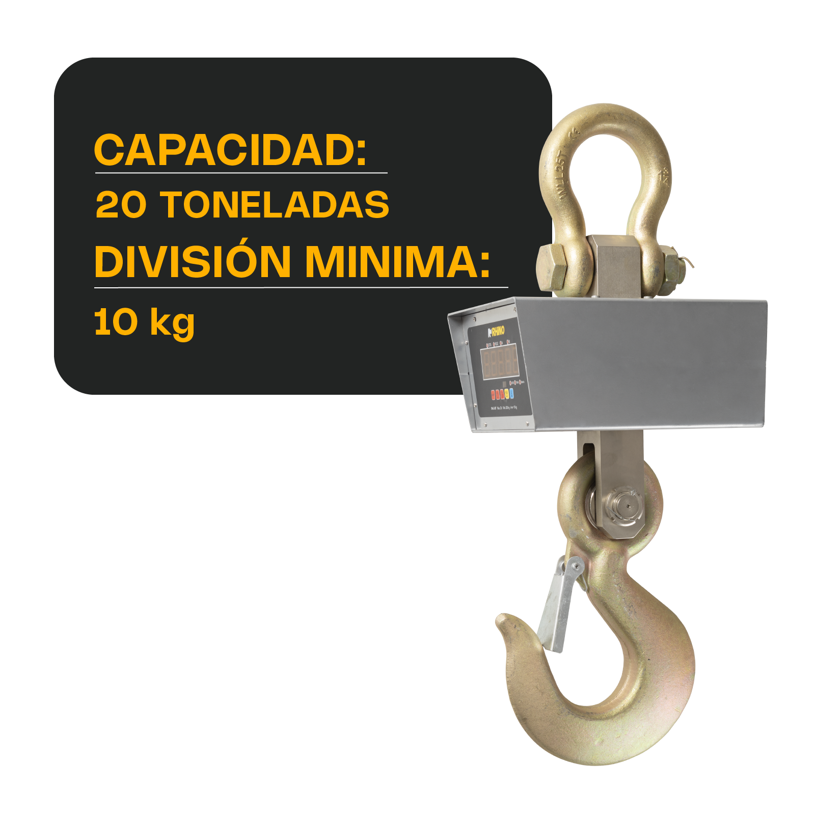 Báscula Electrónica Colgante BAC-20T Rhino