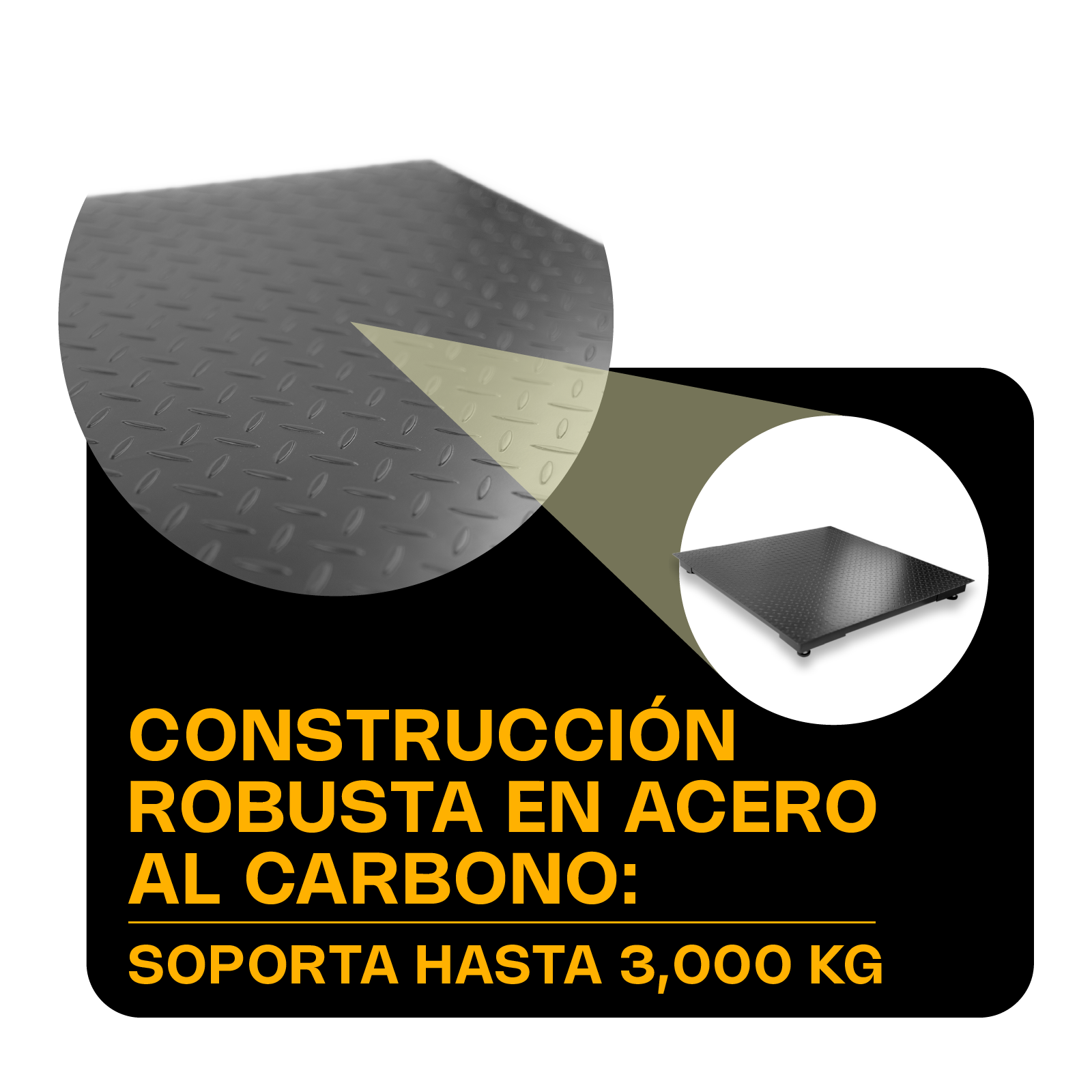 Plataforma Bajo Perfil 120 x 120 cm Rhino