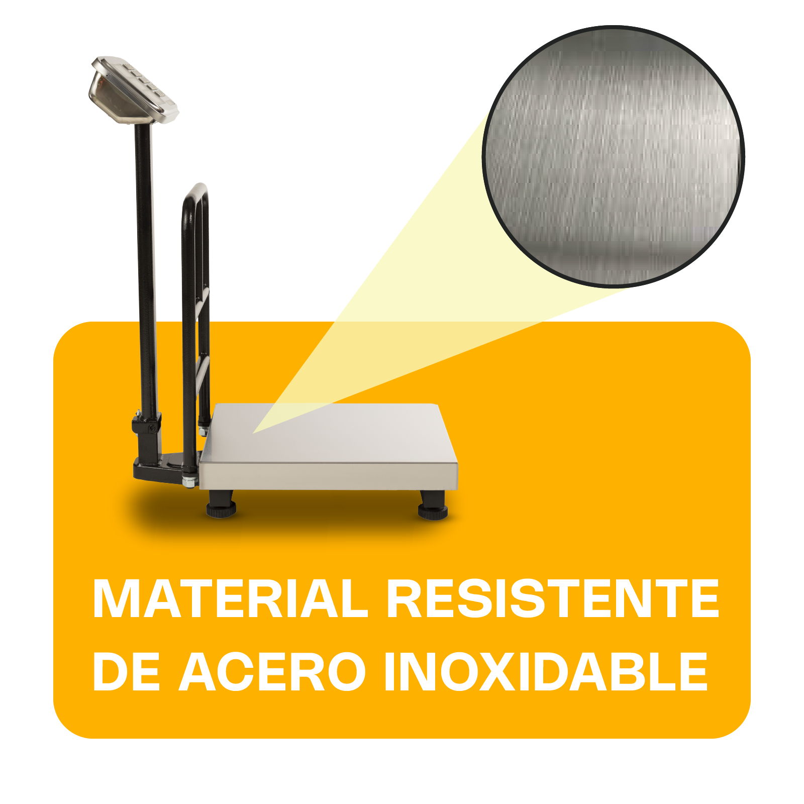 Báscula de Plataforma Plegable 200 kg Rhino