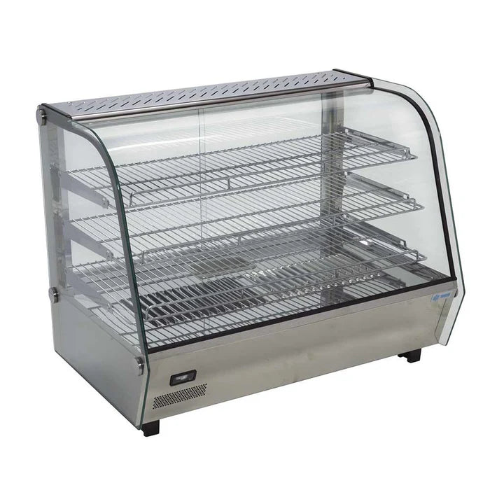 VITRINA CALIENTE SOBRE MOSTRADOR DE 90 CM DE FRENTE