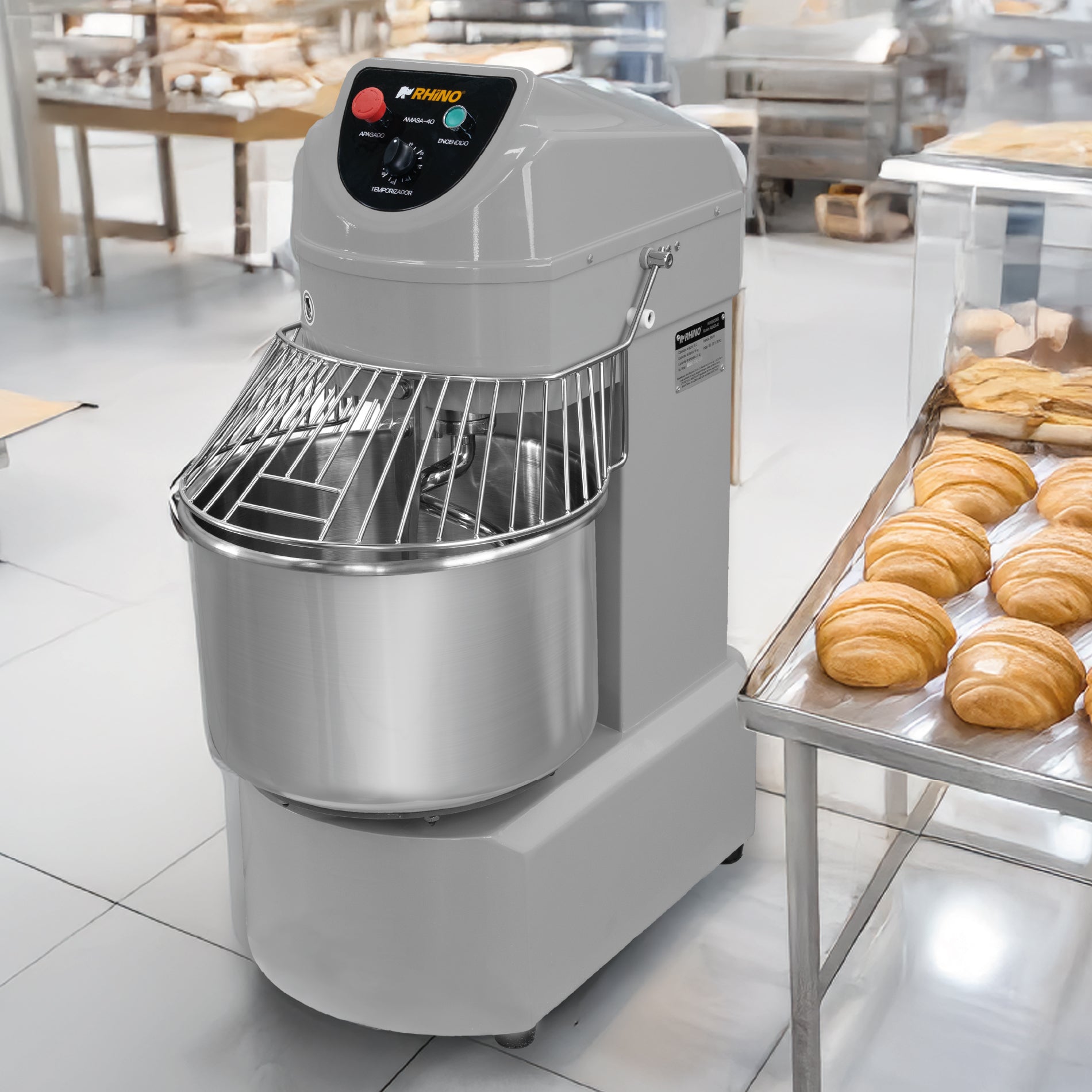 Amasadora comercial 40 lt Rhino