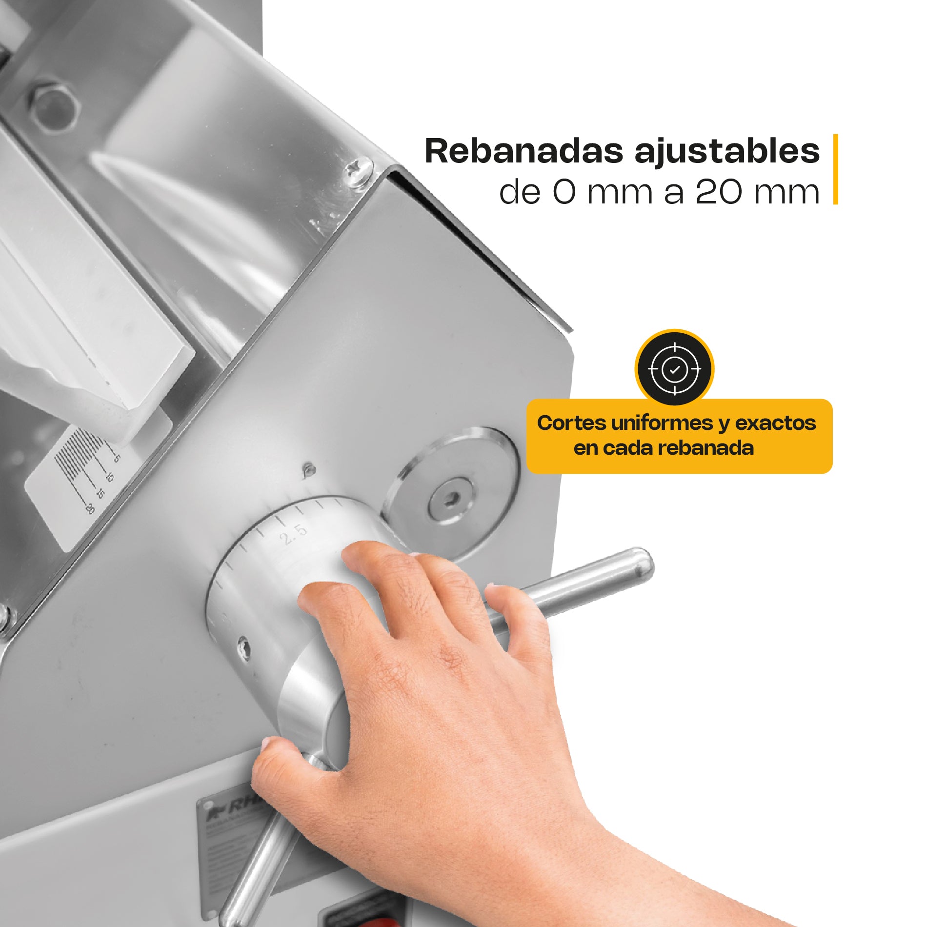 Rebanadora Automática para Carne Semi Congelada