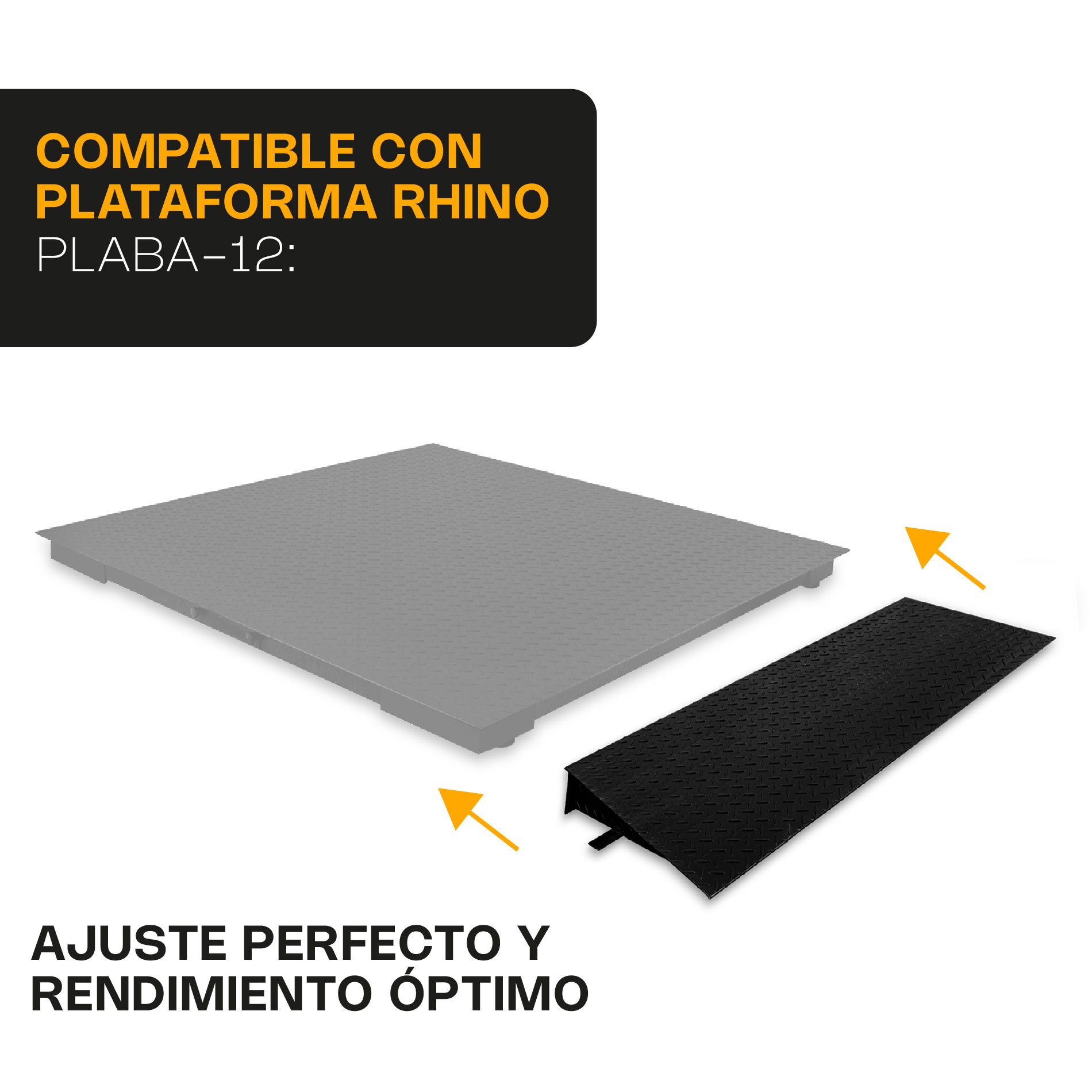 Rampa para Plataforma de Bajo Perfil 60 x 120 cm Rhino
