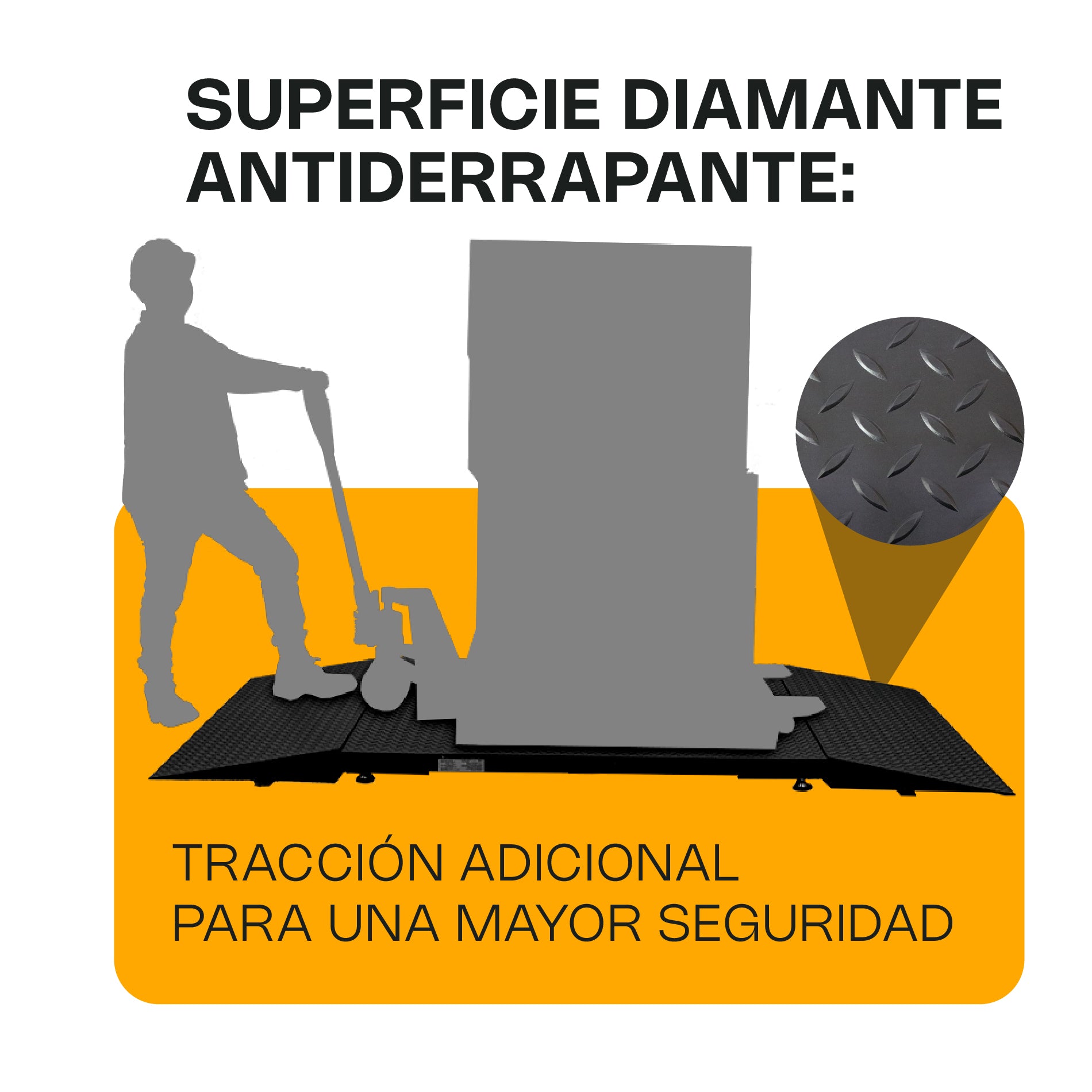 Rampa para Plataforma de Bajo Perfil 60 x 90 cm Rhino