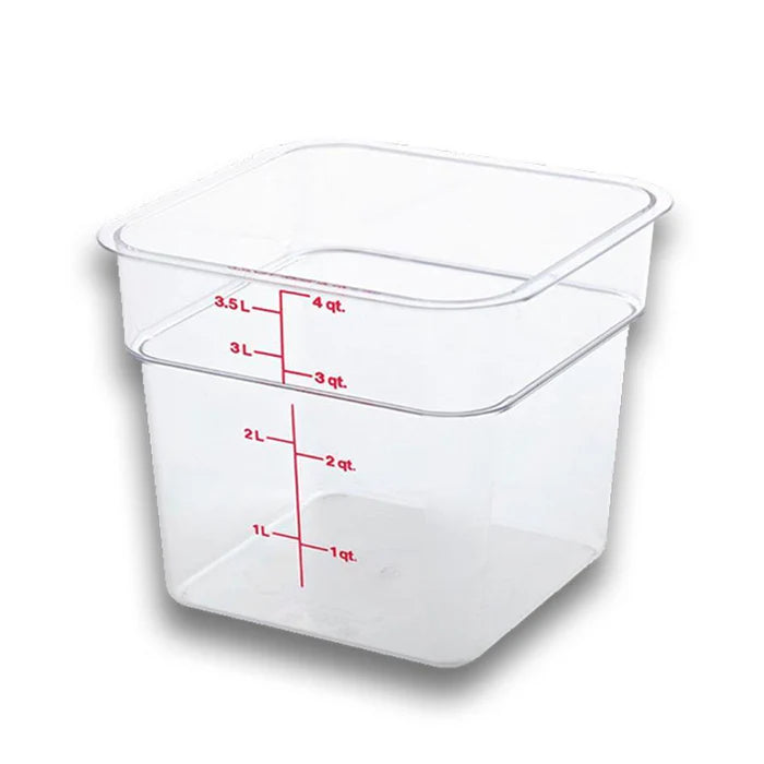 Recipientes Graduado Cuadrado 4 Qt Caledonia REPOCU-4