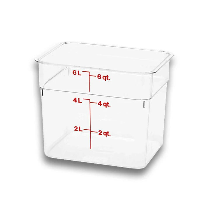 Recipientes Graduado Cuadrado 6 Qt Caledonia REPOCU-6