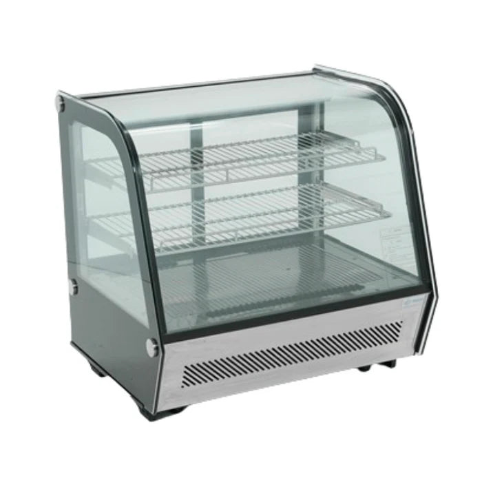 VITRINA REFRIGERADA CRISTAL CURVO CON SISTEMA ANTIEMPAÑANTE 120 L MIGSA
