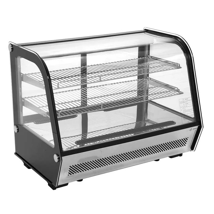 VITRINA REFRIGERADA CRISTAL CURVO CON SISTEMA ANTIEMPAÑANTE 160 L MIGSA