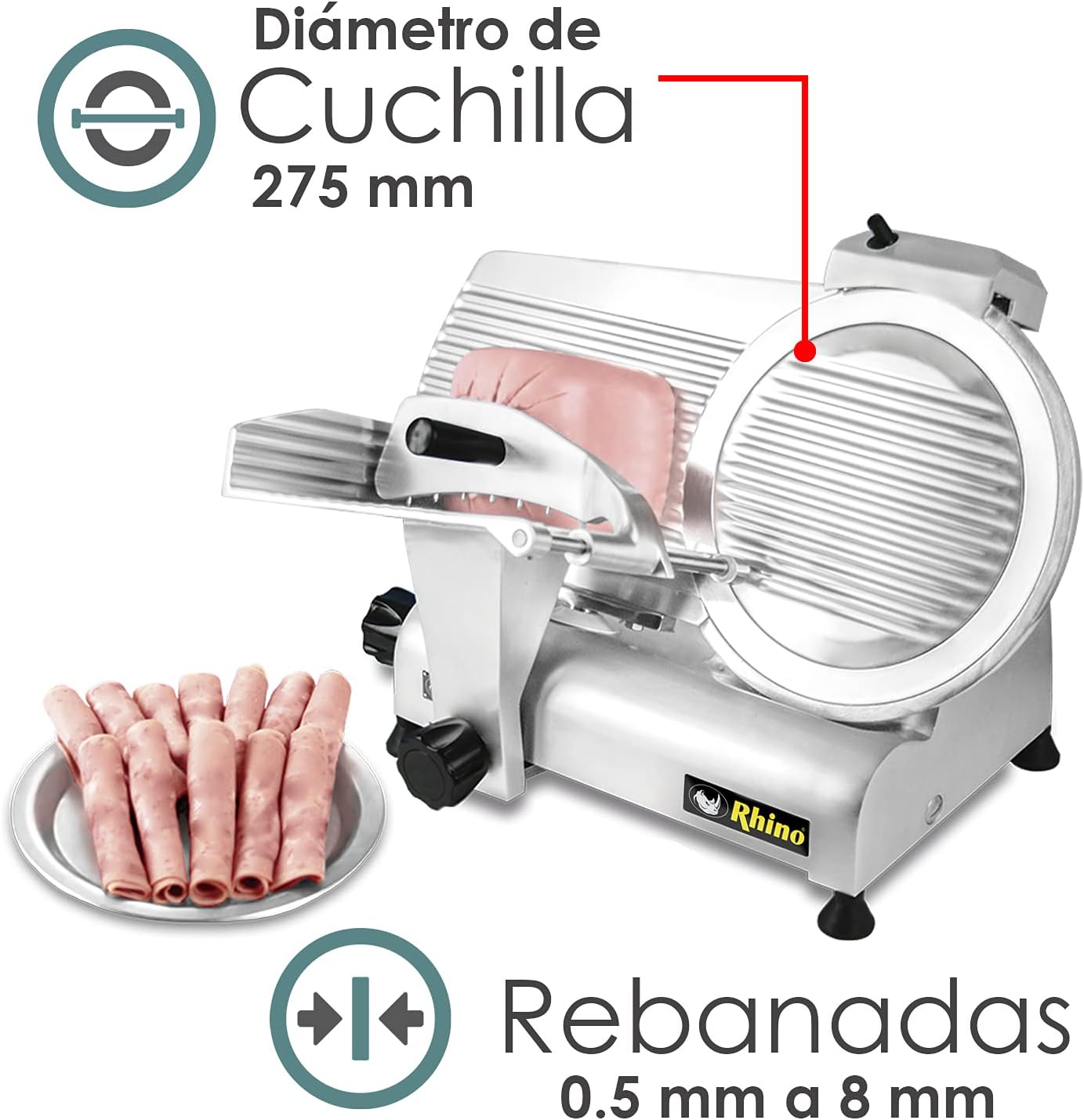 Rebanadora 275 mm Rhino