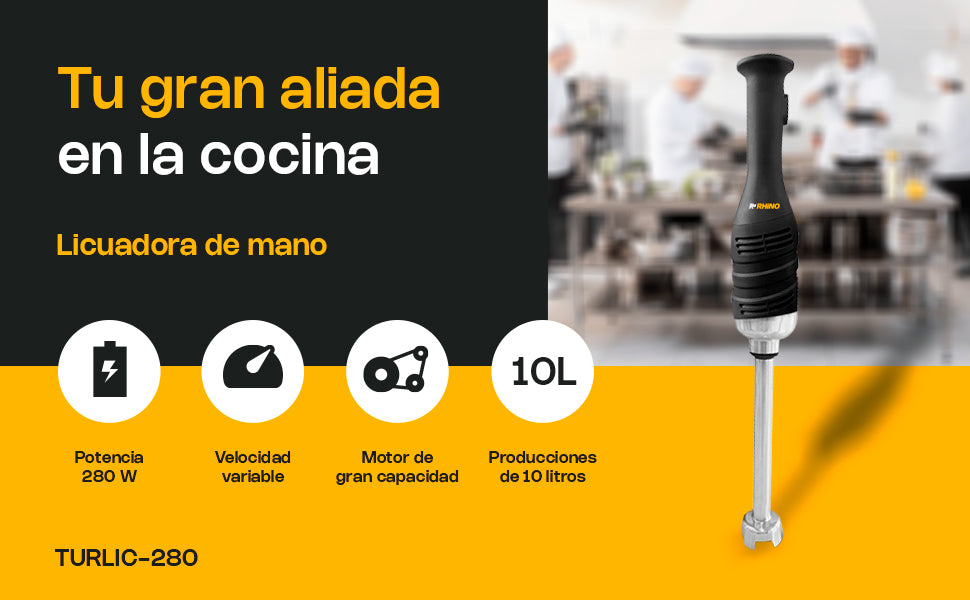Turbolicuador 10 litros Rhino