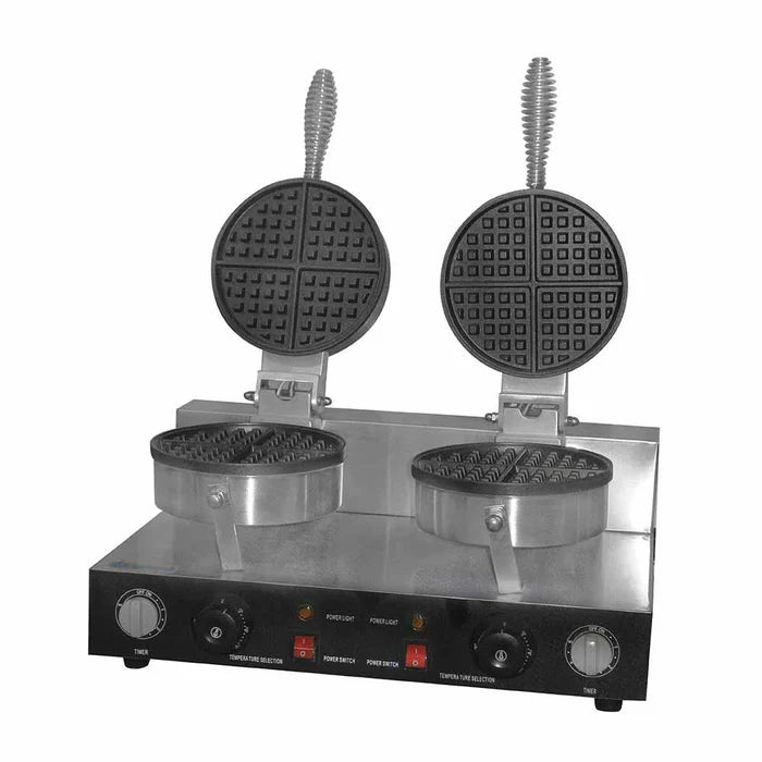 Wafflera Tipo Americana Doble 1,200W 120V MIGSA
