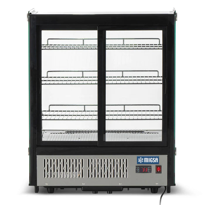 VITRINA REFRIGERADA CRISTAL CURVO CON 4 NIVELES DE EXHIBICION  363 L CW-295R