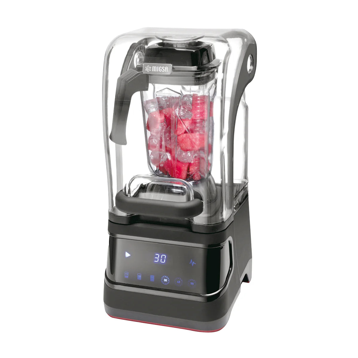 LICUADORA COMERCIAL DE 2.5 L (BAJO NIVEL DE RUIDO) DIGITAL MARCA MIGSA.