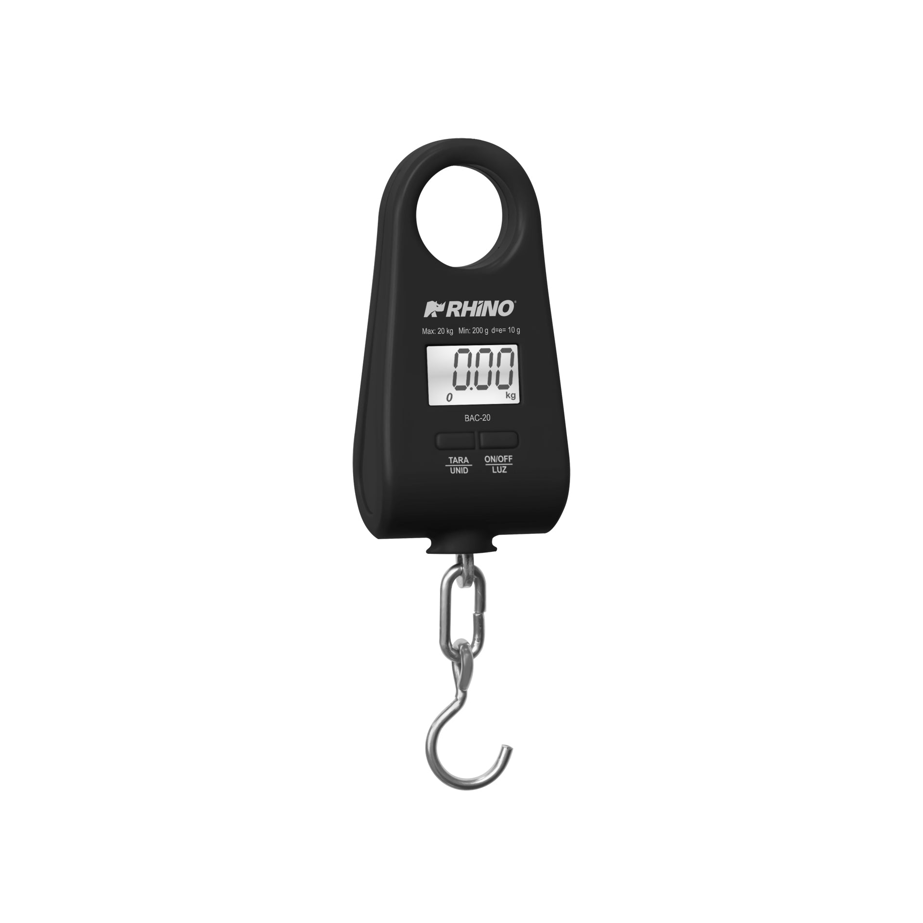 Báscula Electrónica Colgante 20 kg Rhino