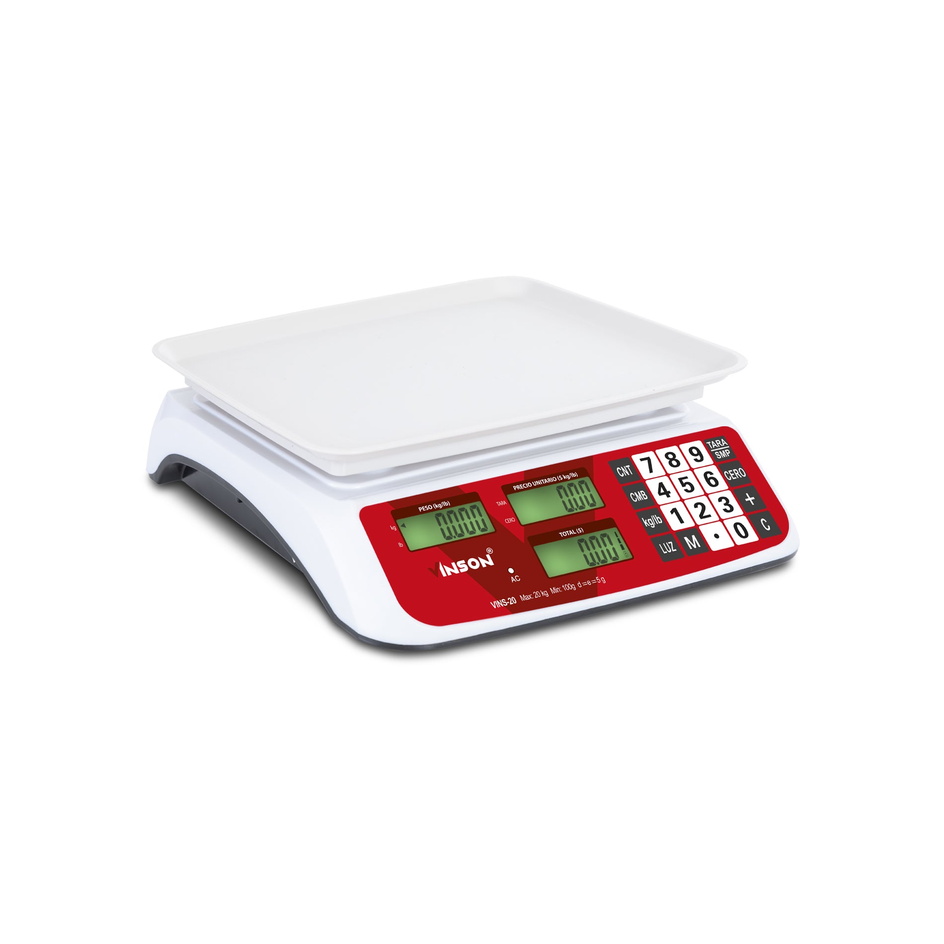 Bascula Comercial 20 Kg Vinson VINS-20