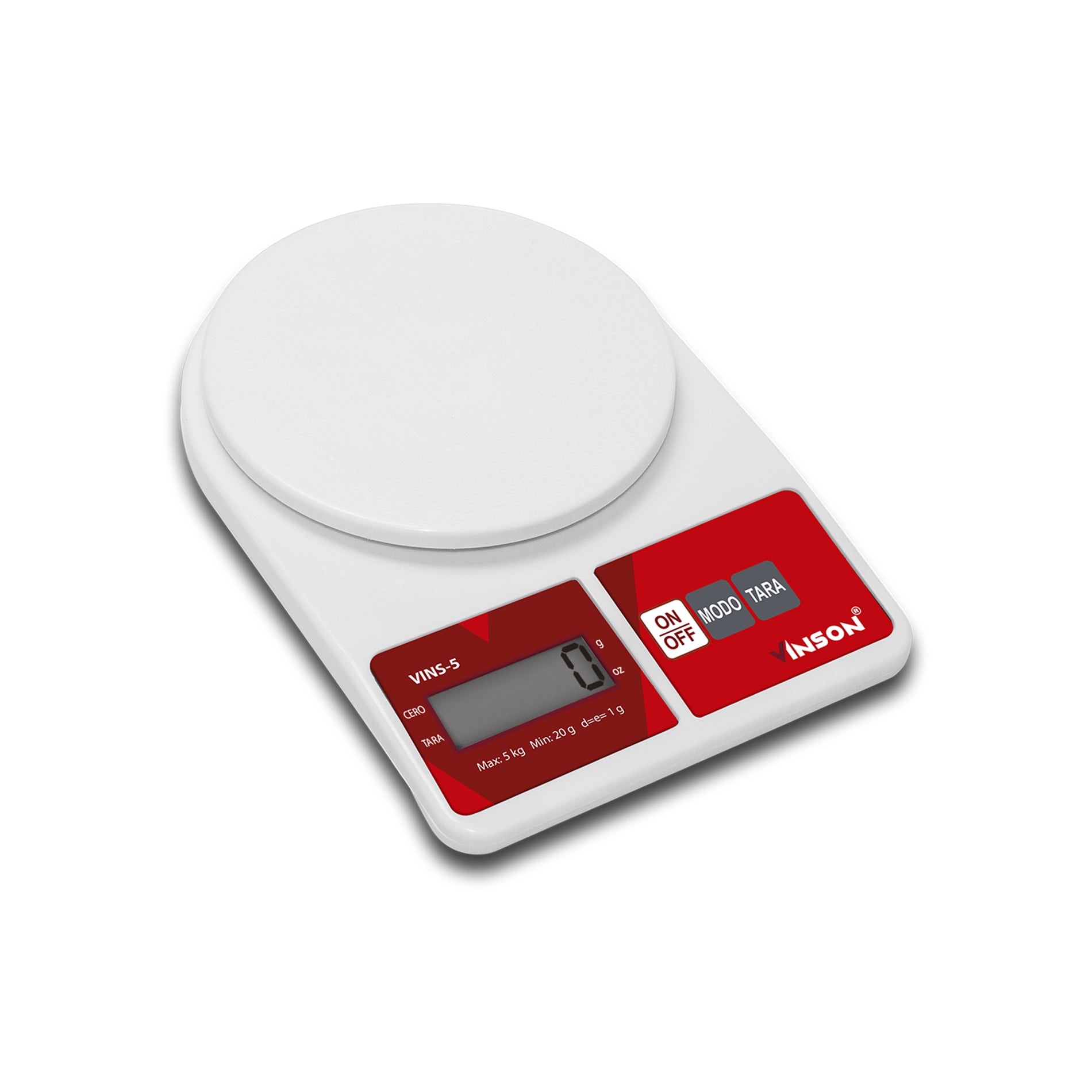 Bascula Comercial 5 Kg Vinson VINS- 5