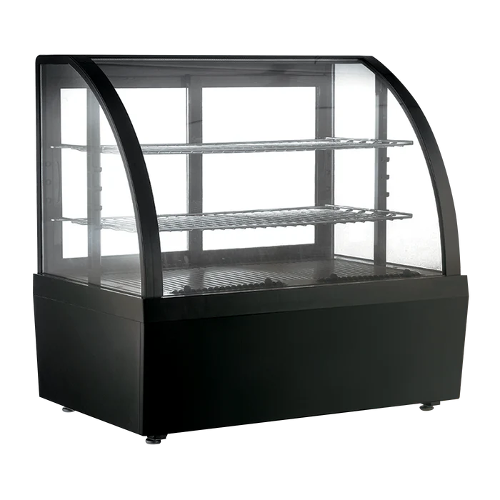 VITRINA REFRIGERADA CRISTAL CURVO CON SISTEMA ANTIEMPAÑANTE FRONTAL