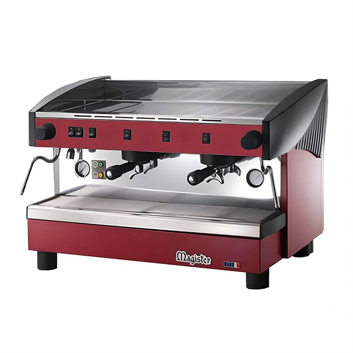 CAFETERA AUTOMÁTICA ELECTRÓNICA CON DOSAJE PROGRAMABLE 2 GRUPOS MARCA MAGISTER.