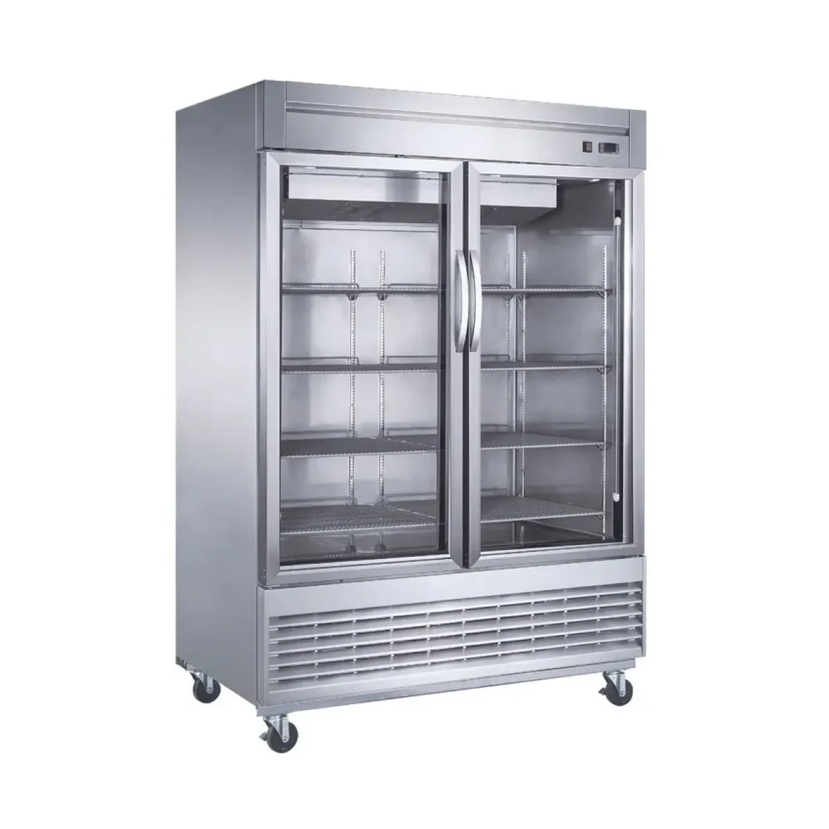 CONGELADOR VERTICAL PUERTAS DE CRISTAL EN A.I. DE 47 PIES CÚBICOS